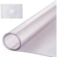 Vevor Plastikborddug, 24 x 48 tommer 1,5 mm tyk frostet bordbeskytter, rektangulær PVC-skrivebordsmåtte, vandtæt og nem rengøringsvenlig skrivebordsmåtte, til kontorkommode, spisebord, natbord
