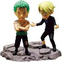 Banpresto One Piece World Collectable Log Stories-roronoa Zoro & Sanji-´´ Intet Som Helst!!!!´´ Figur 8 Cm