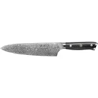 Damascus by Hâws Damascus By kokkekniv 33,5 cm Sort-rustfrit stål