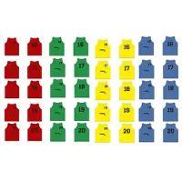 Softee Numbered 16-20 Træningsvest 5 Enheder