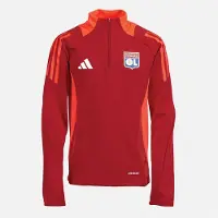 Adidas Junior Drenge OL Olympique Lyon træningsbluse Team Power Red 2