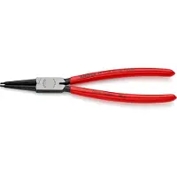 Knipex 44 11 J3, Cirkeltænger, Krom-vanadium-stål, Plast, Rød, 225 mm, 196 g