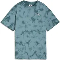 Puma Essentials Relaxed Tie-Dye Tee Youth, Clothing, Emerald Ice, 7-8Y