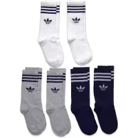 Adidas Originals 3-Stripes tennissokker til børn, 6 par, størrelse 31-33