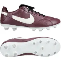 Nike Premier Iii Fg - Bordeaux/hvid/sort - Græs (Fg), størrelse 36