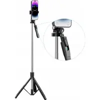 XO Selfiestang Selfie Stick BT Tripod SS15 180 cm, sort