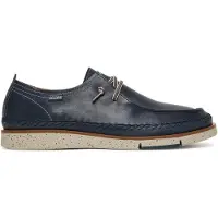 Pikolinos Pikolinostil mænd. M6L-4274C1 San Juan blå lædersko (44), Fast, Blonder, Casual