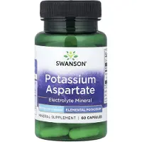 Swanson Health , Potassium Aspartate, 99 mg, 60 Capsules