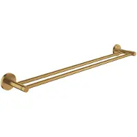 GROHE Essentials Dobbelt Håndklædestang - Børstet Messing