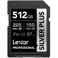 Lexar Sd Silver Plus Uhs-1 512gb V30 Hukommelseskort