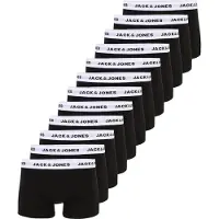 Jack & Jones Boksershorts 'JACSOLID' sort / hvid