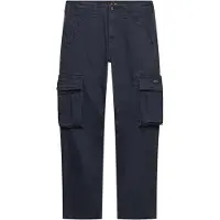 Superdry Superdrytil mænd. M7011132A Core Cargo navy bukser (32/32), Casual, Bomuld, Blå