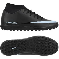 Nike Mercurial Superfly 10 Club TF Shadow - Sort/Blå - Turf (TF), størrelse 42
