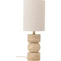Bloomingville Marci Bordlampe, Natur, Travertin