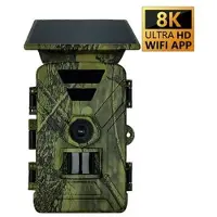 Mtp Products PR903W Vandtæt solcellekamera med infrarødt nattesyn - 8K, 60MP - Grøn