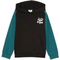 Puma Super Hoodie Kids, Sweatshirts, Black, 5-6Y