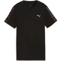 Puma Essentials Tape Tee Youth, Age, Black/Tape, 15-16Y
