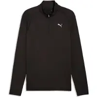 Puma PWRTRAIN Quarter-Zip Training Tee Men, Fitness, Black, XL
