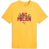Puma Milan T-Shirt FtblCulture - Gul/Rød - , størrelse X-Large