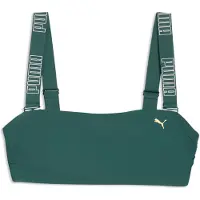 Puma Women's Bandeau Top, Sport, Petrol Green, XL
