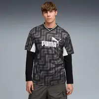 Puma Essentials Block Relaxed Football Jersey Men, Clothing, Black, 4XL