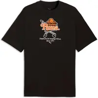 Puma Junior Varsity I Relaxed Basketball Tee Men, Sports, Black, M