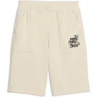 Puma MID 90s Relaxed Long Shorts Youth, Kids, Alpine Snow, 11-12Y