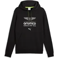 Puma x ASTON MARTIN ARAMCO F1 TEAM Essentials Hoodie Men, Motorsport, Black, S