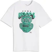 Puma Flagrant Foul Relaxed Basketball Tee Youth, Shop, White, 13-14Y