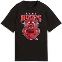 Puma Flagrant Foul Relaxed Basketball Tee Youth, Shop, Black, 7-8Y