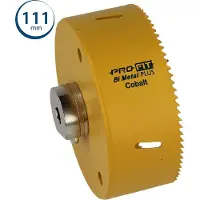 Wareco ProFit bimetal Plus hulsav med adapter, rustfri og metal, 111 mm