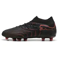 Puma FUTURE 9 ULTIMATE AG Football Boots Unisex, Shoes, Black/Glowing Red/Strongray, 47