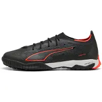 Puma ULTRA 6 PRO CAGE Football Boots Unisex, Shoes, Black/Red, 44.5