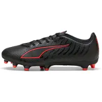 Puma ULTRA 6 PLAY FG/AG Football Boots Unisex, Shoes, Black/Red, 44.5