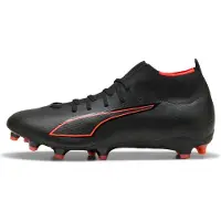 Puma Ultra 6 Match + FG/AG Eclipse - Sort/Rød, størrelse 41