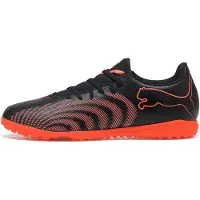 Puma FUTURE 9 PLAY TT Football Boots Unisex, Shoes, Black/Glowing Red/Strongray, 35.5