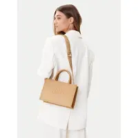 Tous TOUStil kvinder. 2002192144 Brenda beige medium shopper taske (OSFA), Casual, Polyuretan