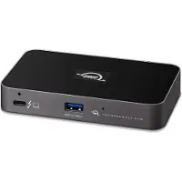Other World Computing OWC Thunderbolt Hub - Hub - 4 x USB-C - Skrivebord - Sort/Grå