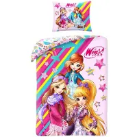 MCU Winx Club Sengetøj ? 140x200 cm ? Bomuld