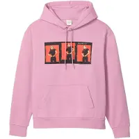 Calvin Klein Sweatshirt 'OUTTAKES' lys pink / orangerød / sort / hvid