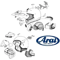 Arai Mx-v Hjelmens Hage Ventilation