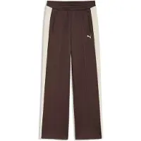 Puma T7 Always On Straight Track Pants Women, Women, Chocolate Brown, M