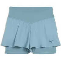 Puma SHAPE 2-in-1 3" Shorts Women, Clothing, Baltic Sea Blue, XL