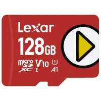 Lexar 128gb Play Micro Sdxc Uhs-i C10 A2 V30 U3 Hukommelseskort