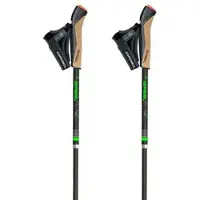 Gabel FLD Carbon Sulankstomos bėgimo ir šiaurietiškojo ėjimo lazdos, 115 cm, juodos