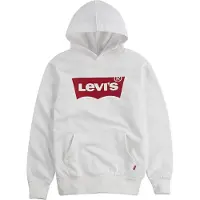 Levi's Hættetrøje - Batwing - Hvid m. Logo - - 5 år (110) - Hættetrøje