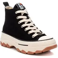 Refresh Refreshtil kvinder. 17231701-NEGRO Træningssko 172317 sort (38), 3-5 cm, Blonder, Lynlås, Casual