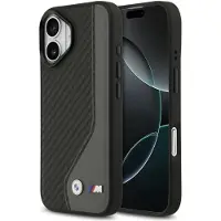 BMW M Carbon-logo MagSafe-etui til iPhone 17 – sort og grå