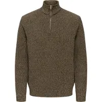 Only & Sons Pullover 'ONSJoin' brun-meleret