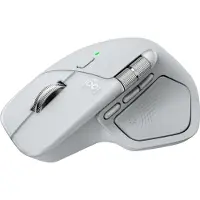 Logitech MX Master 4 for MAC (Pale Grey) - Ergonomisk mus - Laser - 8 knapper - Hvid